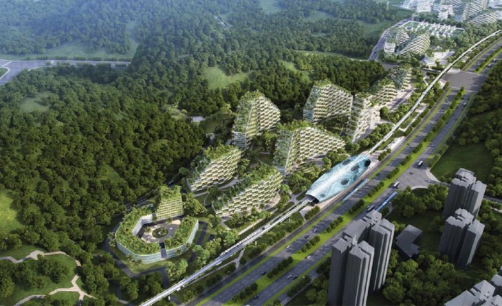 Diseñan la primera ciudad bosque del mundo